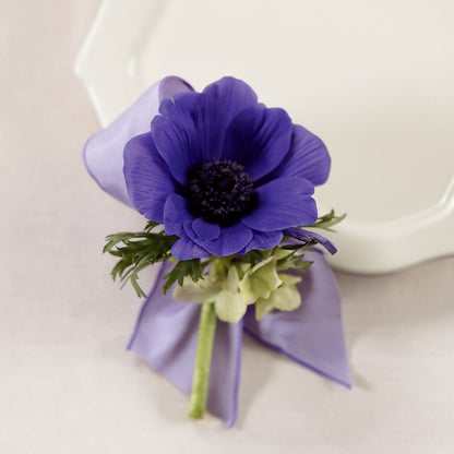 Purple Passion Boutonniere –  For Get Me Not Florist, Williamston NC