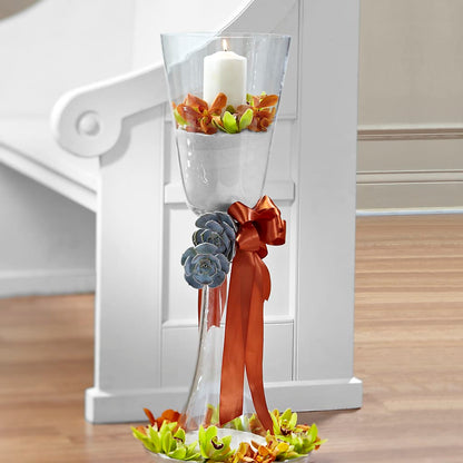 Matrimony Pew Decor –  For Get Me Not Florist, Williamston NC